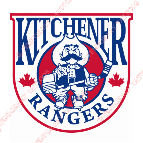 Kitchener Rangers Customize Temporary Tattoos Stickers NO.7335